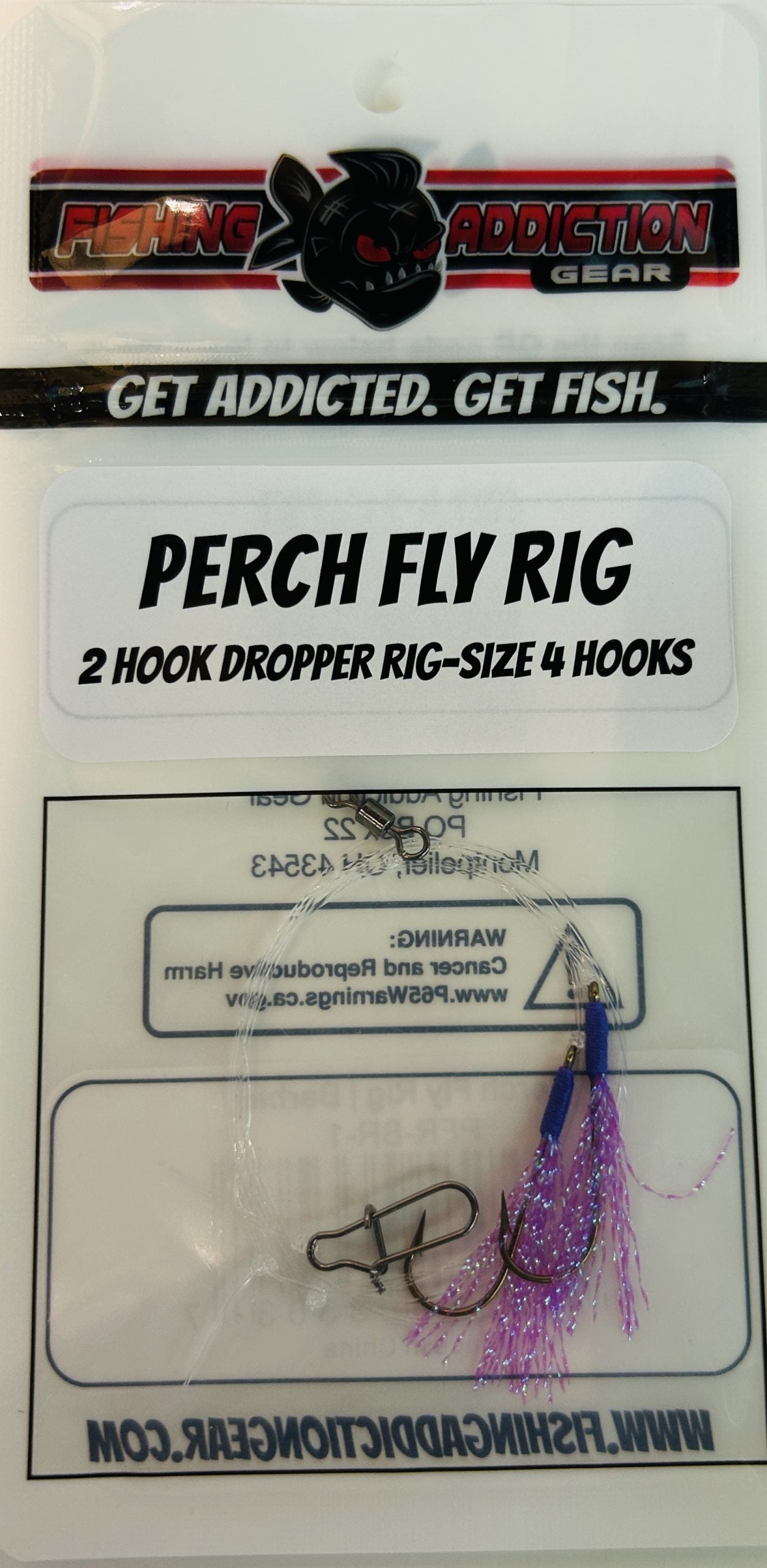 Fishing Addiction Perch Fly Rig image 0