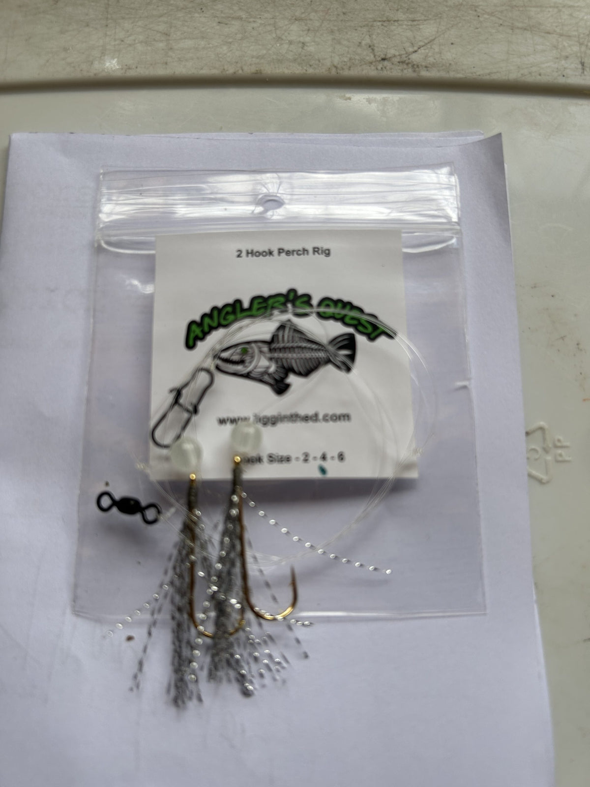 Anglers Quest Perch Flies - Silver bullet image