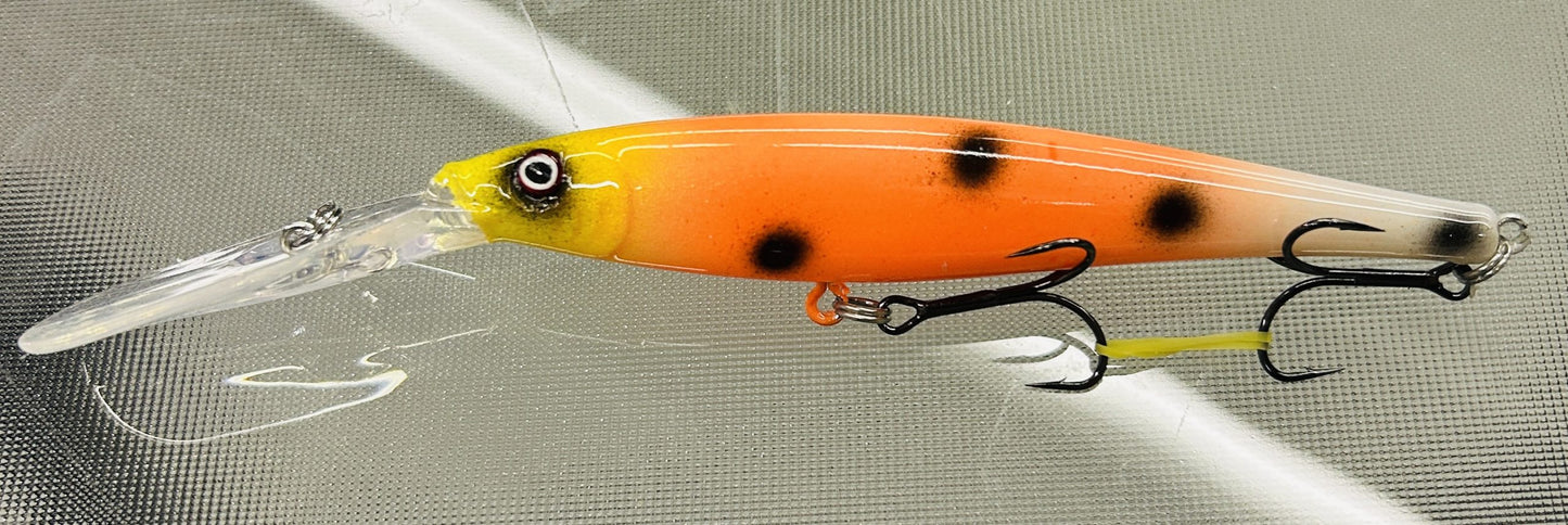 Flicker minnow 11 - Candy Corn image
