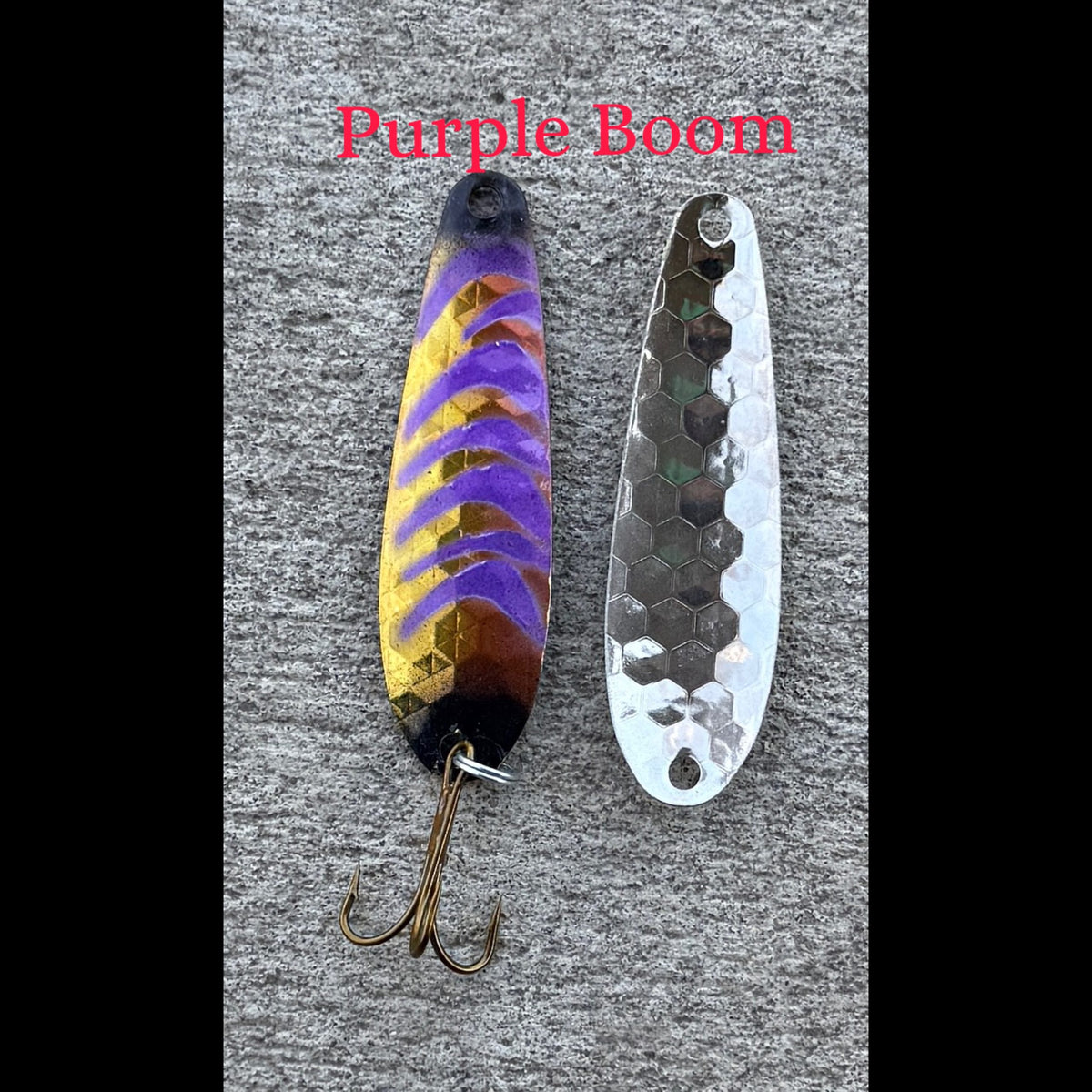 Maynard Spoon Walleye Edition - Purple boom image
