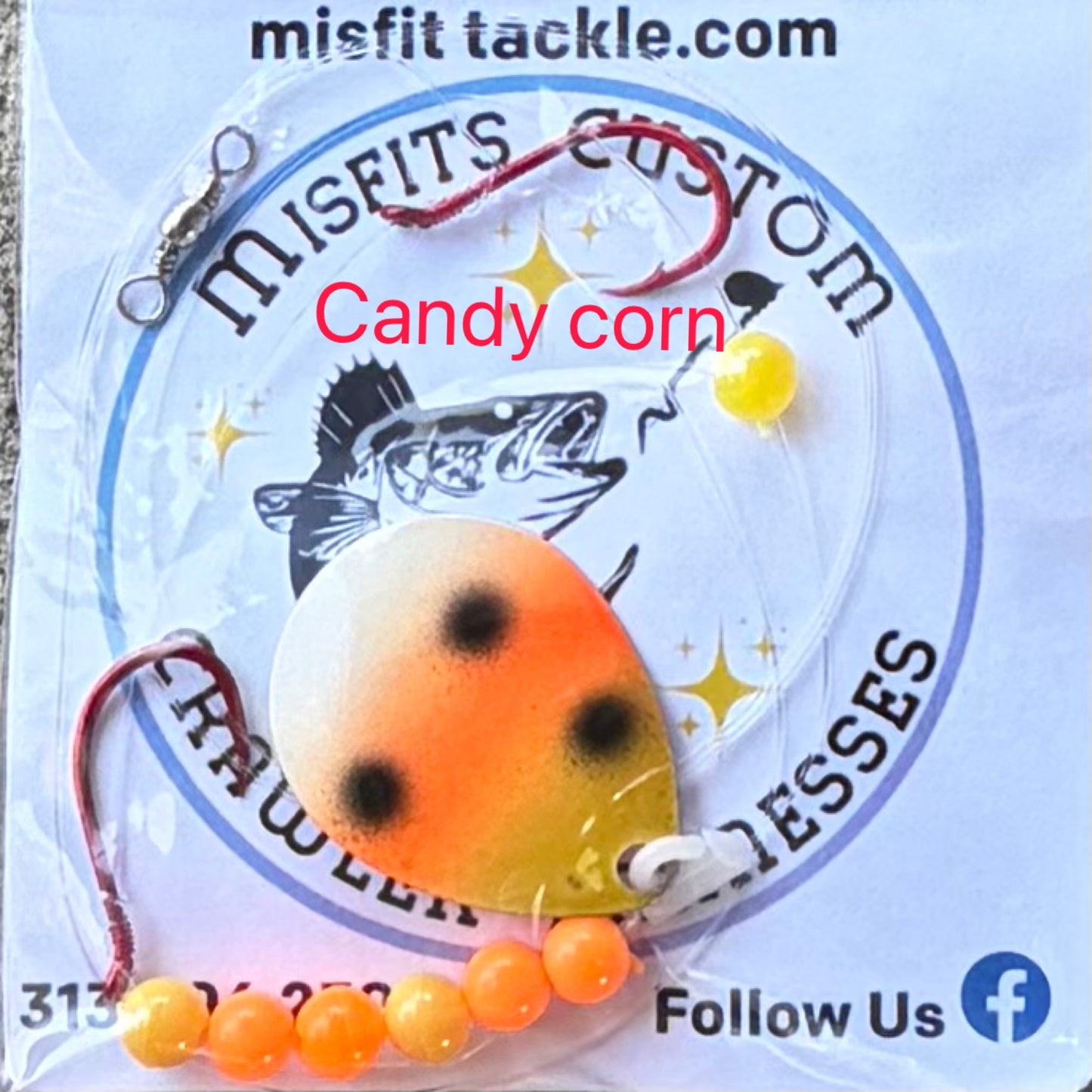 MISFITS CUSTOM WORM HARNESS - Candy Corn image