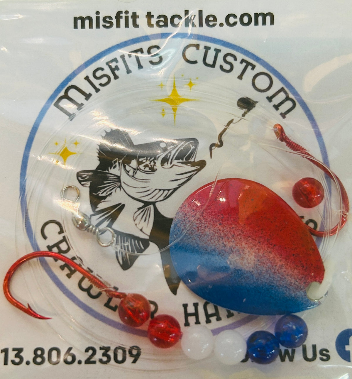 MISFITS CUSTOM WORM HARNESS - Merica image