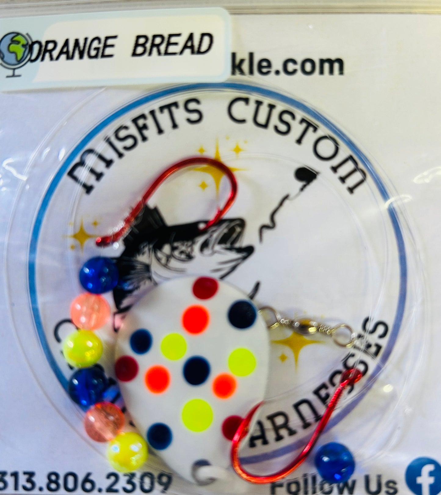 MISFITS CUSTOM WORM HARNESS - Orange bread image