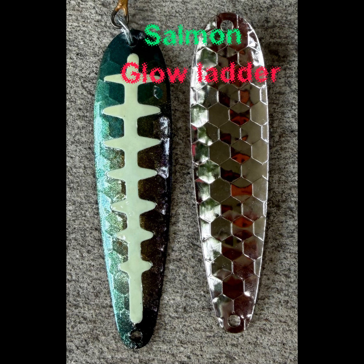 Maynard Spoon Salmon Edition - Glow ladder salmon image