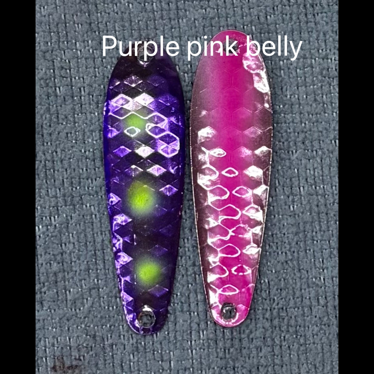 Maynard Spoon Walleye Edition - purple pink belly image