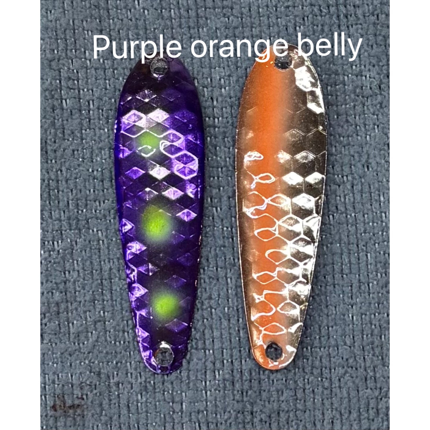 Maynard Spoon Walleye Edition - purple orange belly image