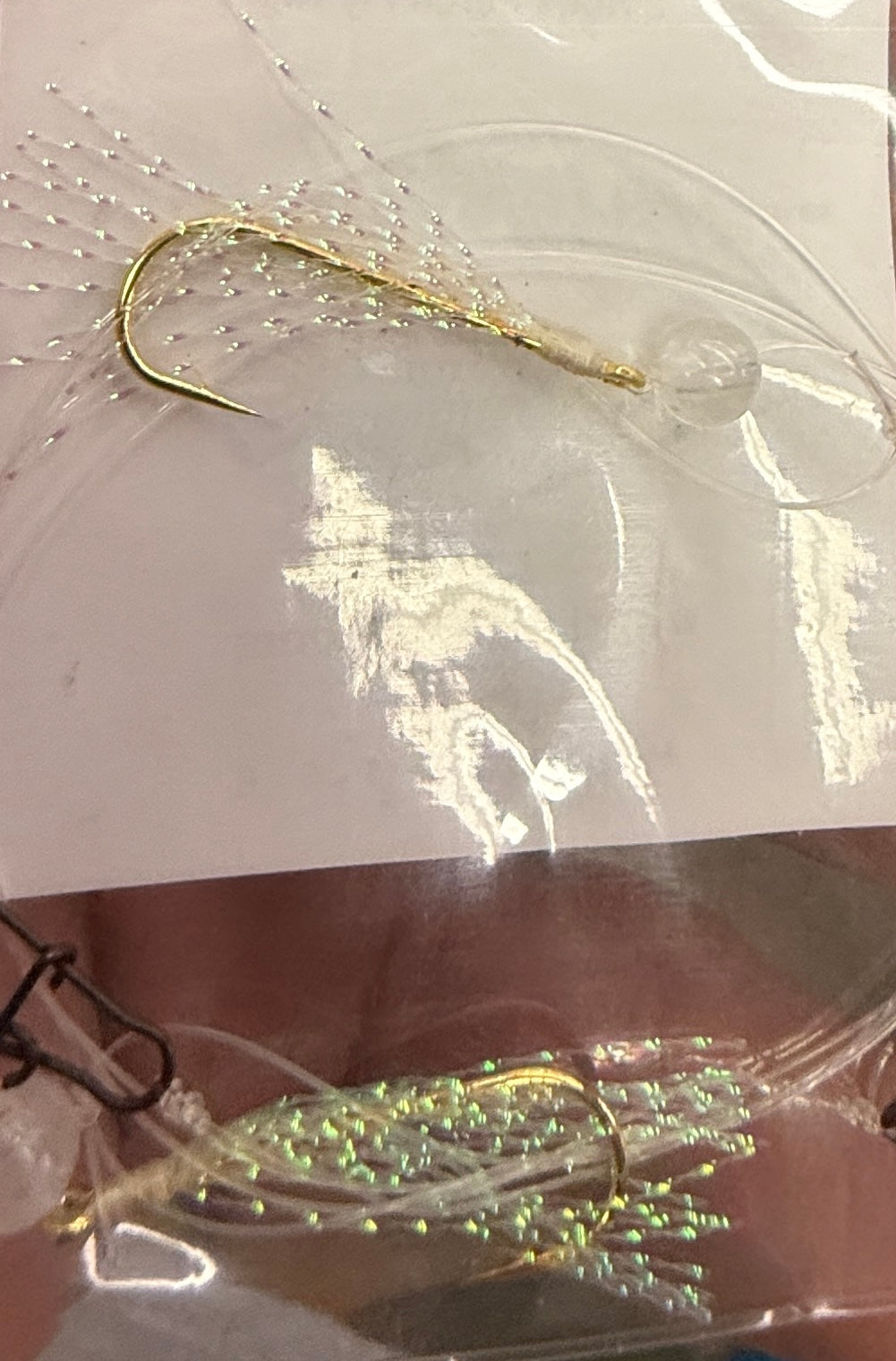 Anglers Quest Perch Flies - green flash image