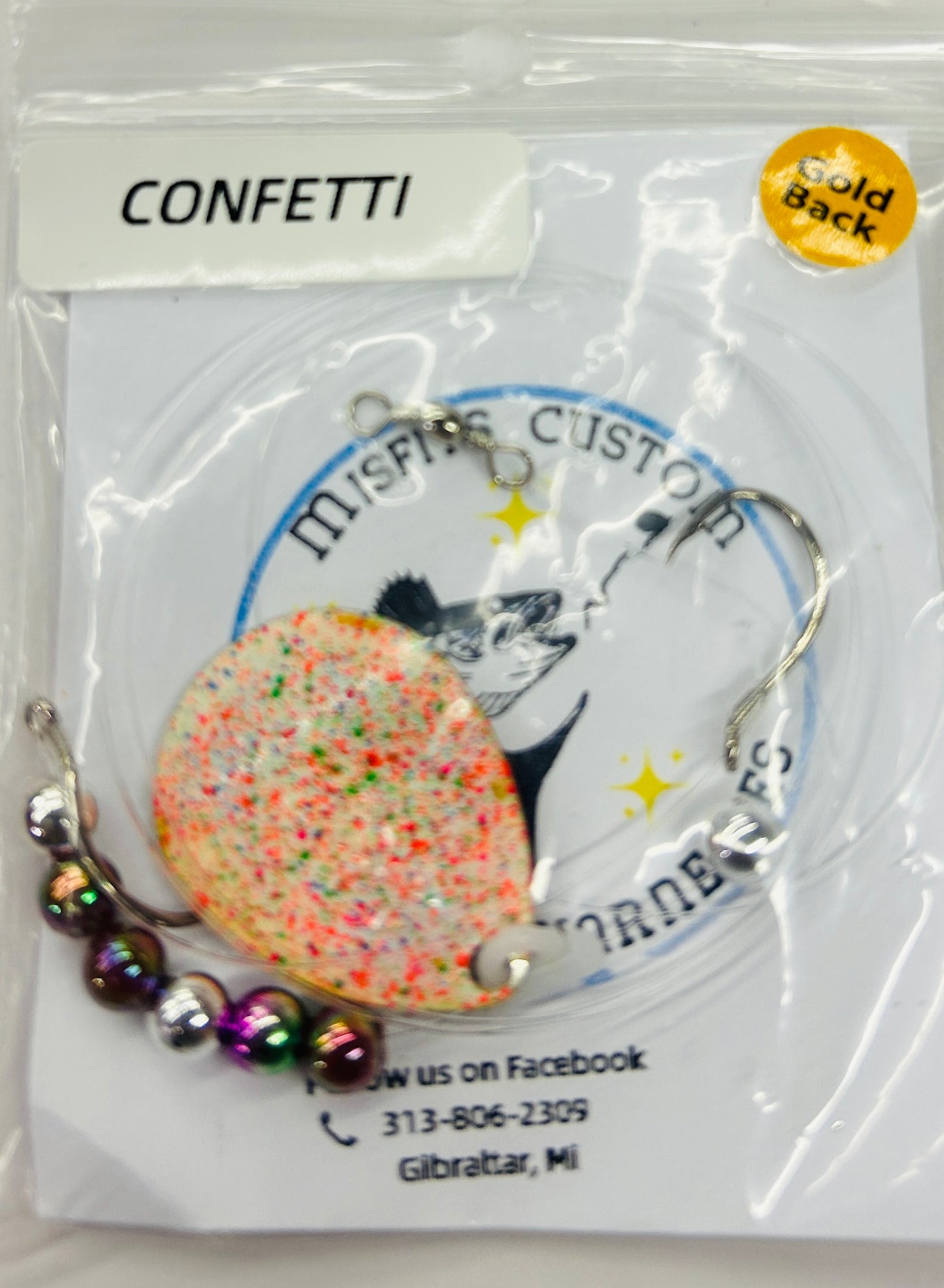MISFITS CUSTOM WORM HARNESS - CONFETTI image